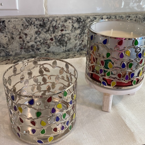 TWO, BATH & BODY WORKS 3-wick candle holder. - Picture 7 of 12
